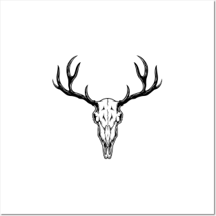 Hunting Deer Skull Posters and Art